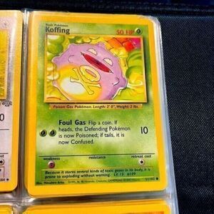 Pokémon Card Koffing 51/102 Base Set Unlimited Vintage NM-Mint